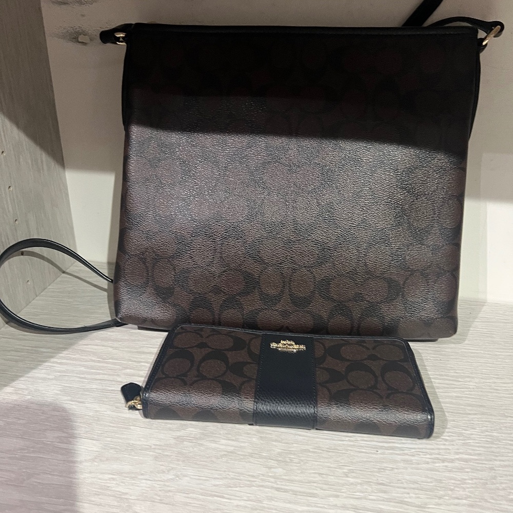 Coach crossbody and wallet